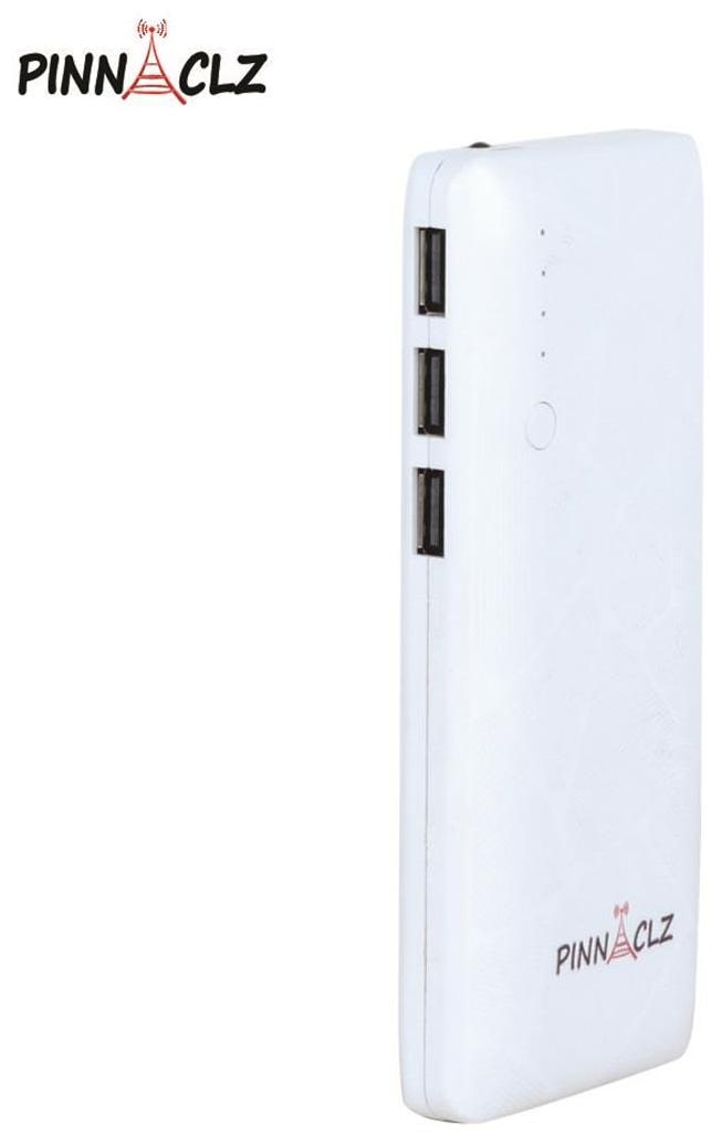 

Pinnaclz 10000 mAh Power Bank - White