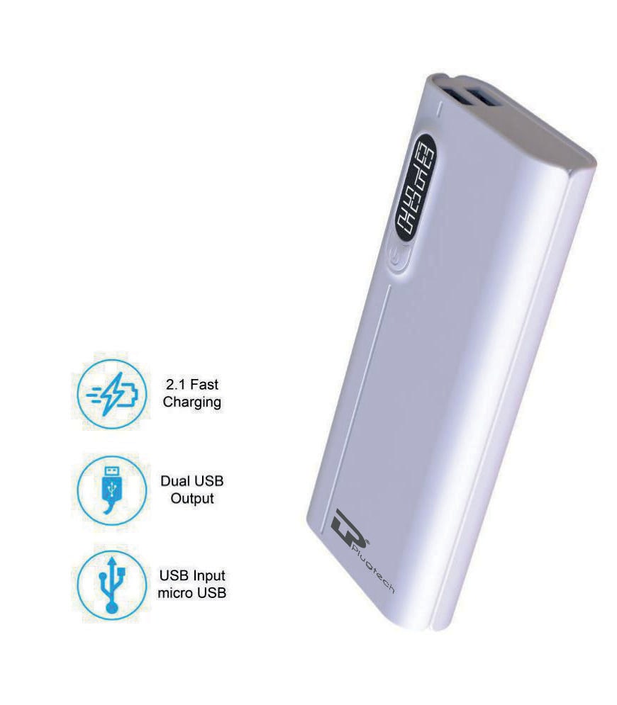 

Tp PB-P1 10000 mAh Portable Power Bank - White