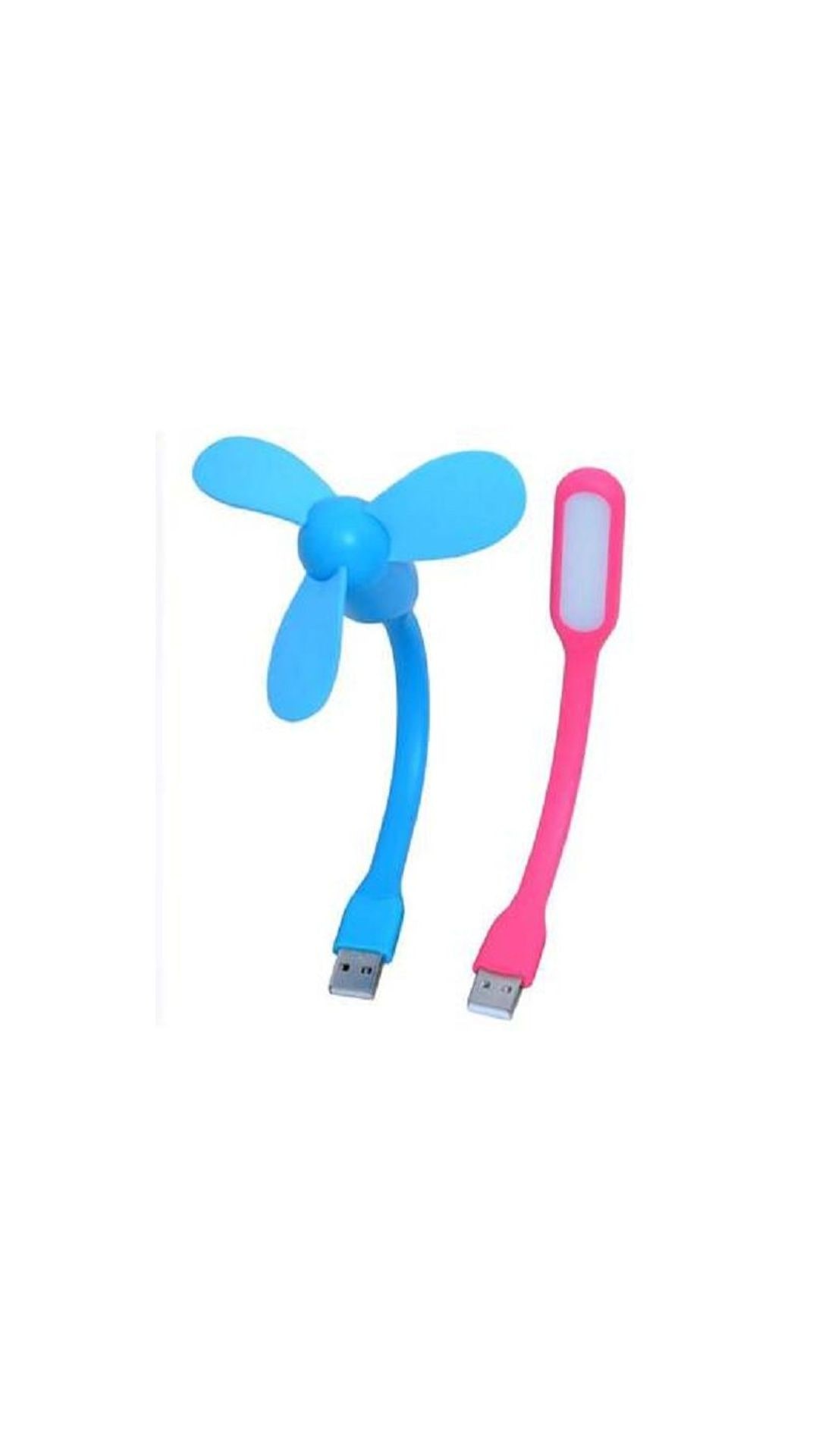 

PMaxxs Combo Of Flexible Usb Lamp Light And Usb Portable Fan For Laptop
