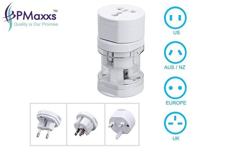 

PMaxxs International Travel Adapter All in One (US AUS NZ Europe UK)