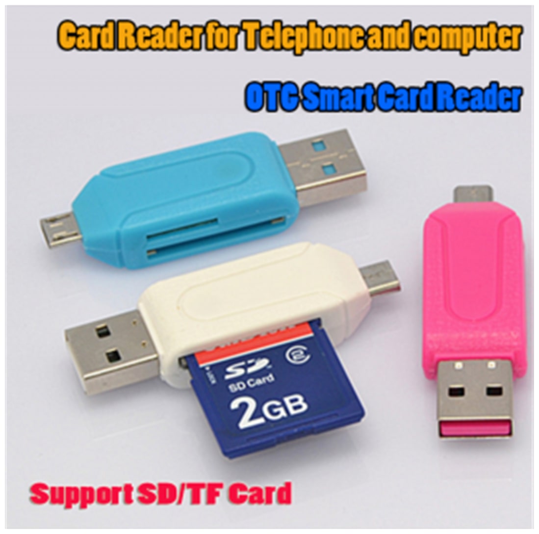 

PMG OTG Dual Card Reader for SD Micro SD Card