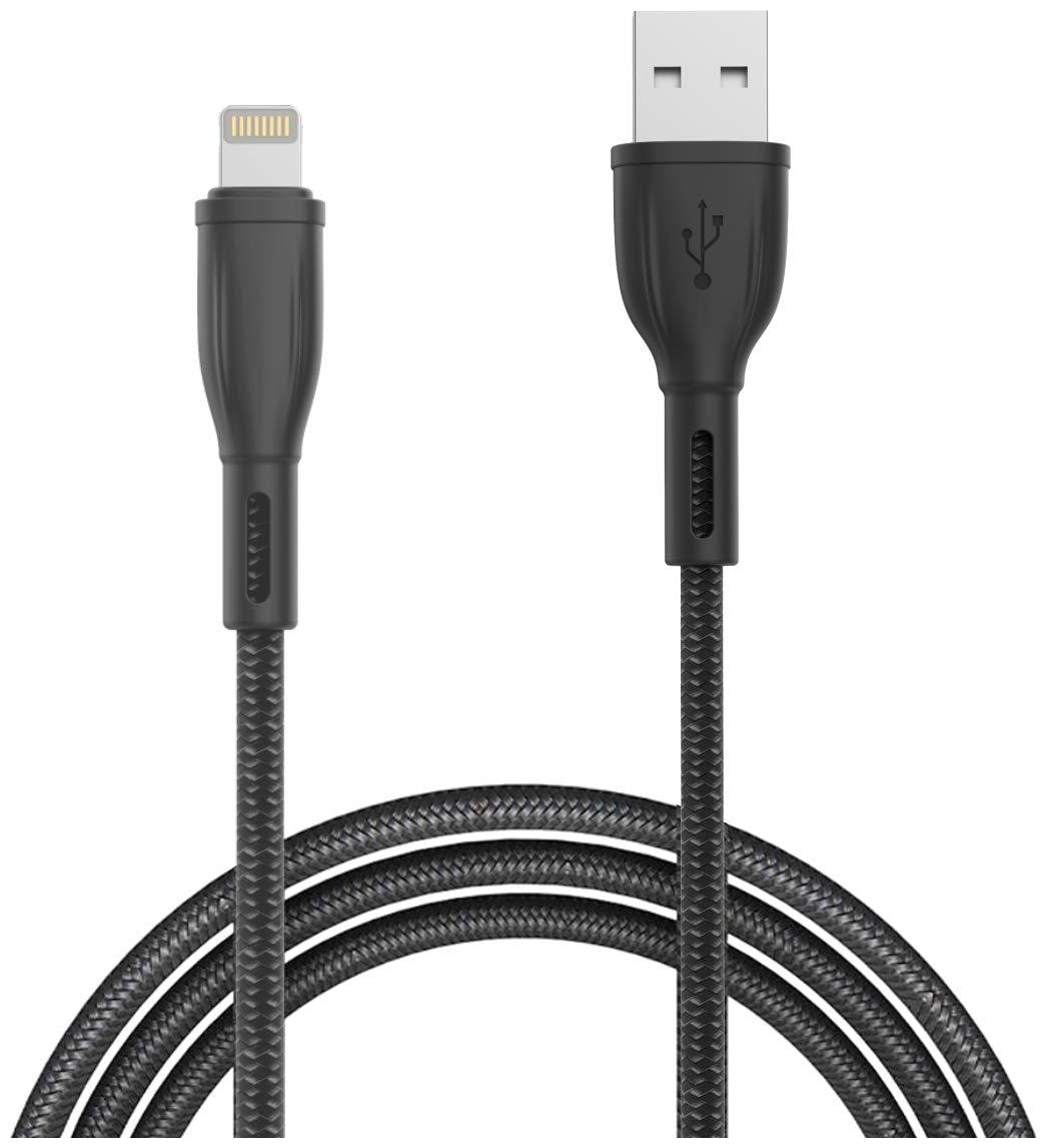 

Portronics POR-1026 Data Charging 8 Pin (Lightning) Cable ( 1 2 m Black )