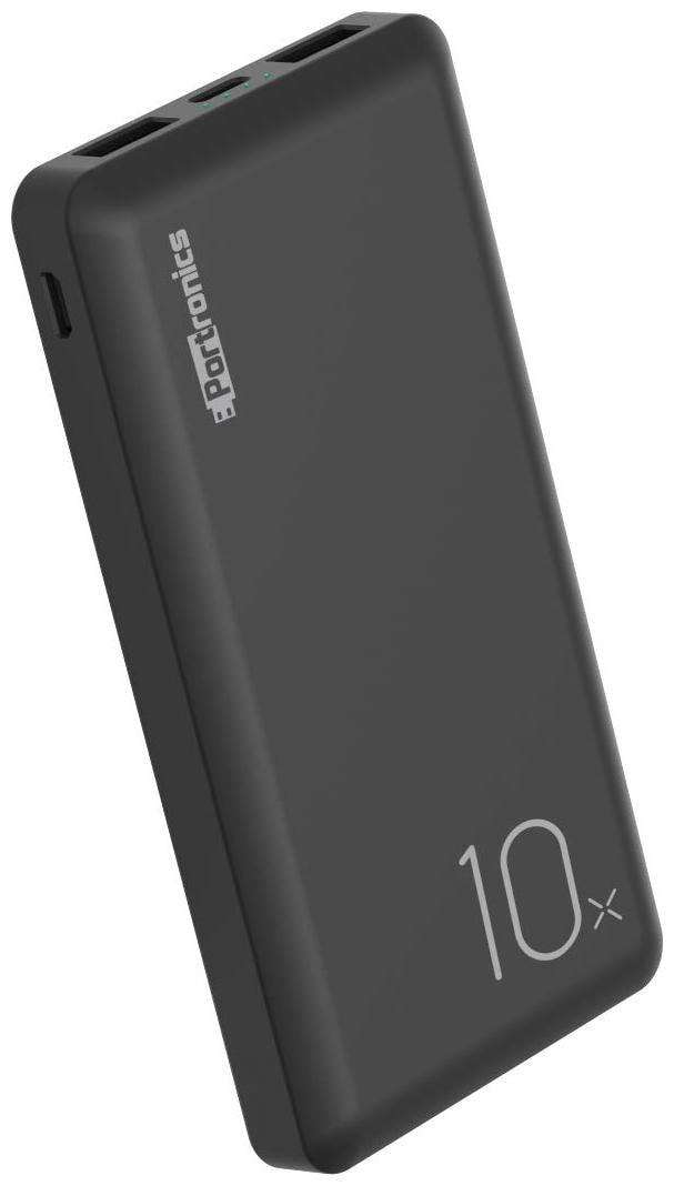 

Portronics Power Wallet 10X 10000 mAh Portable Power Bank - Black