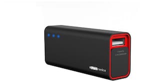 Portronics POR 356 2600 mAh Power Bank (Black & Red)