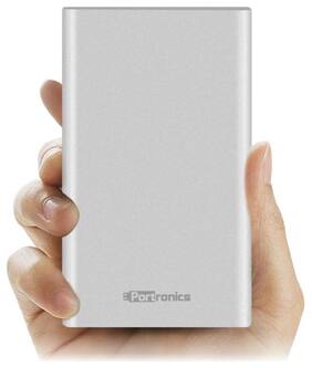 Portronics Reinforce POR-270 10000 mAh Power Bank (Silver)