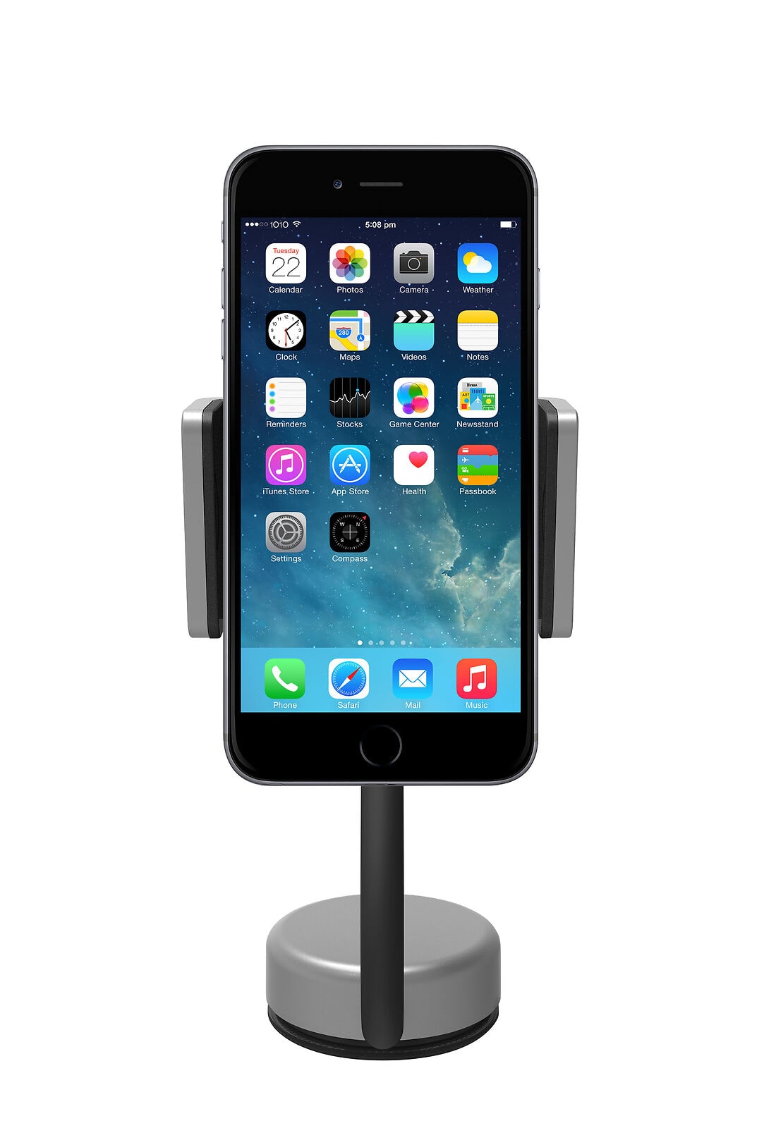 

POSH CAPDASE (Gooseneck) Smart Car Mount with Alert Key - Grey