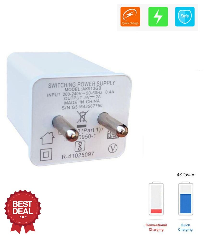 

Premium Quality Compatible for Oppo USB Charger Adaptor for All Oppo Phones
