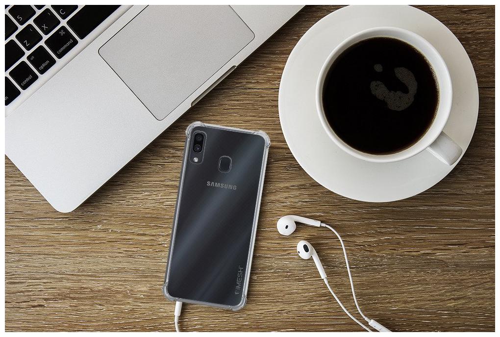 

OFFERSONLY Silicone Bumper Case For Samsung Galaxy A30 ( Transparent )