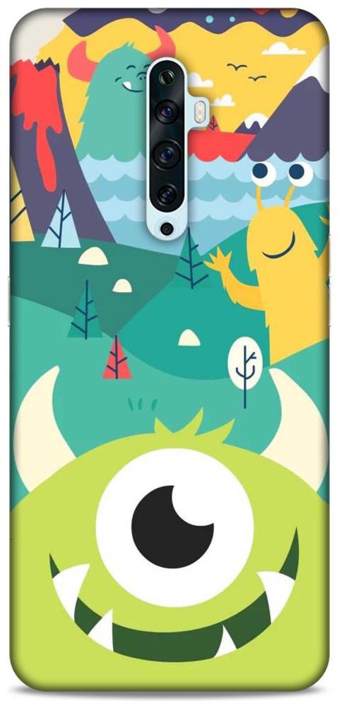 

Printastic Plastic Back Cover For Oppo Reno 2 Z ( Multi )