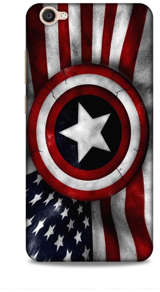 

Printastic Vivo Y55L ( Vivo 1603 ) Designer Printed Hard Back Cases and Covers ( Superhero Captain America Avengers )