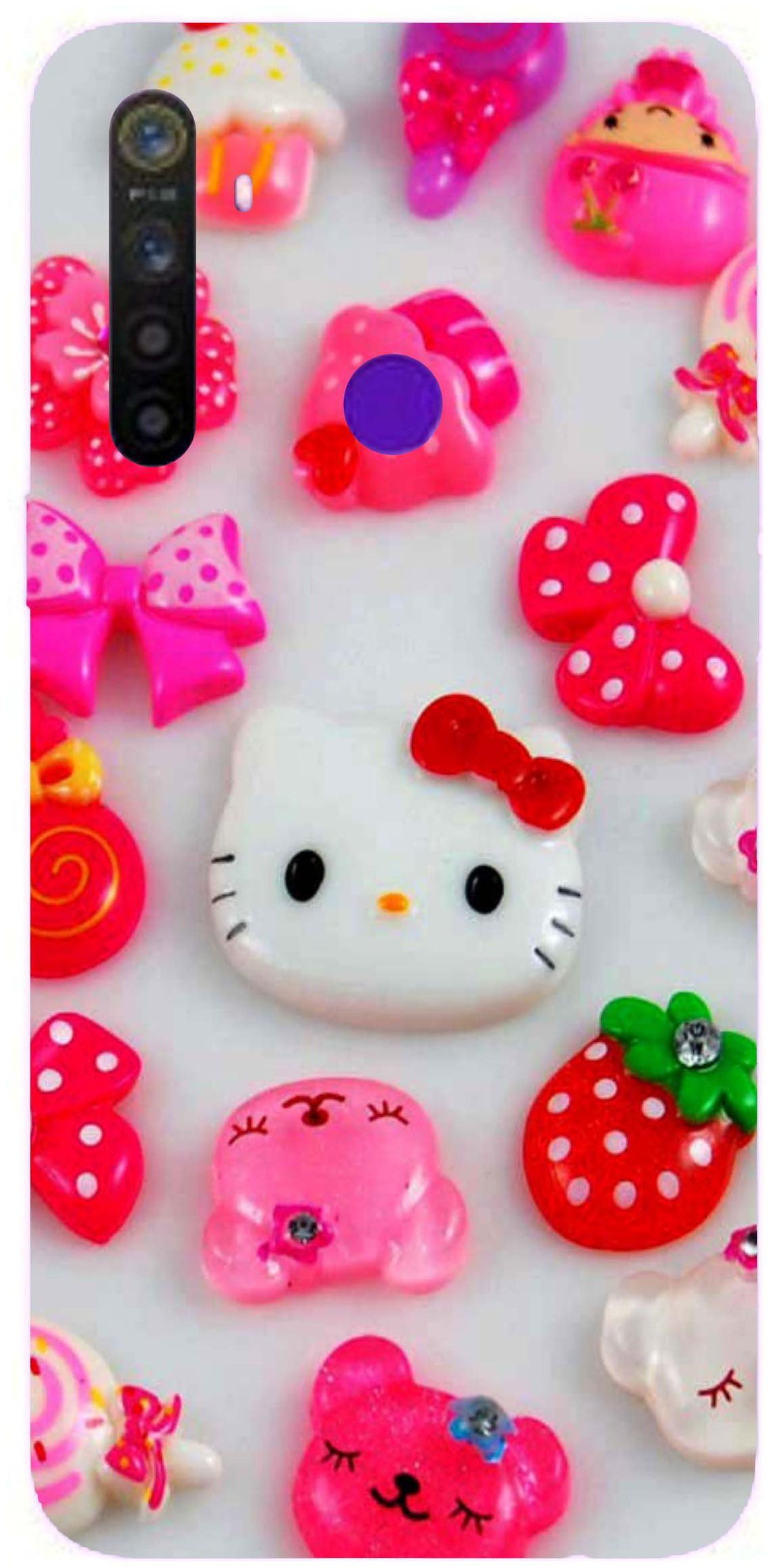 

PRINTKING Silicone Back Cover For Realme 5 ( Multi )