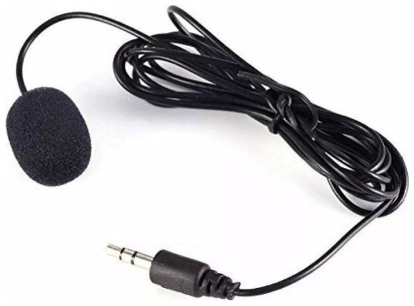 

Professional Mini Clip Collar Microphone with 3 5 mm Jack for All iOS Android Devices - Black By TSV
