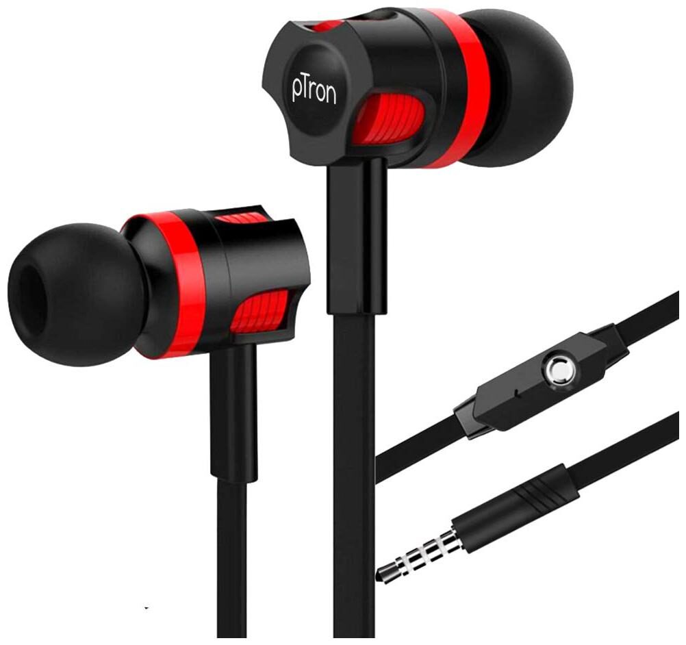

Ptron HBE5 Raptor In-Ear Wired Headphone ( Black )