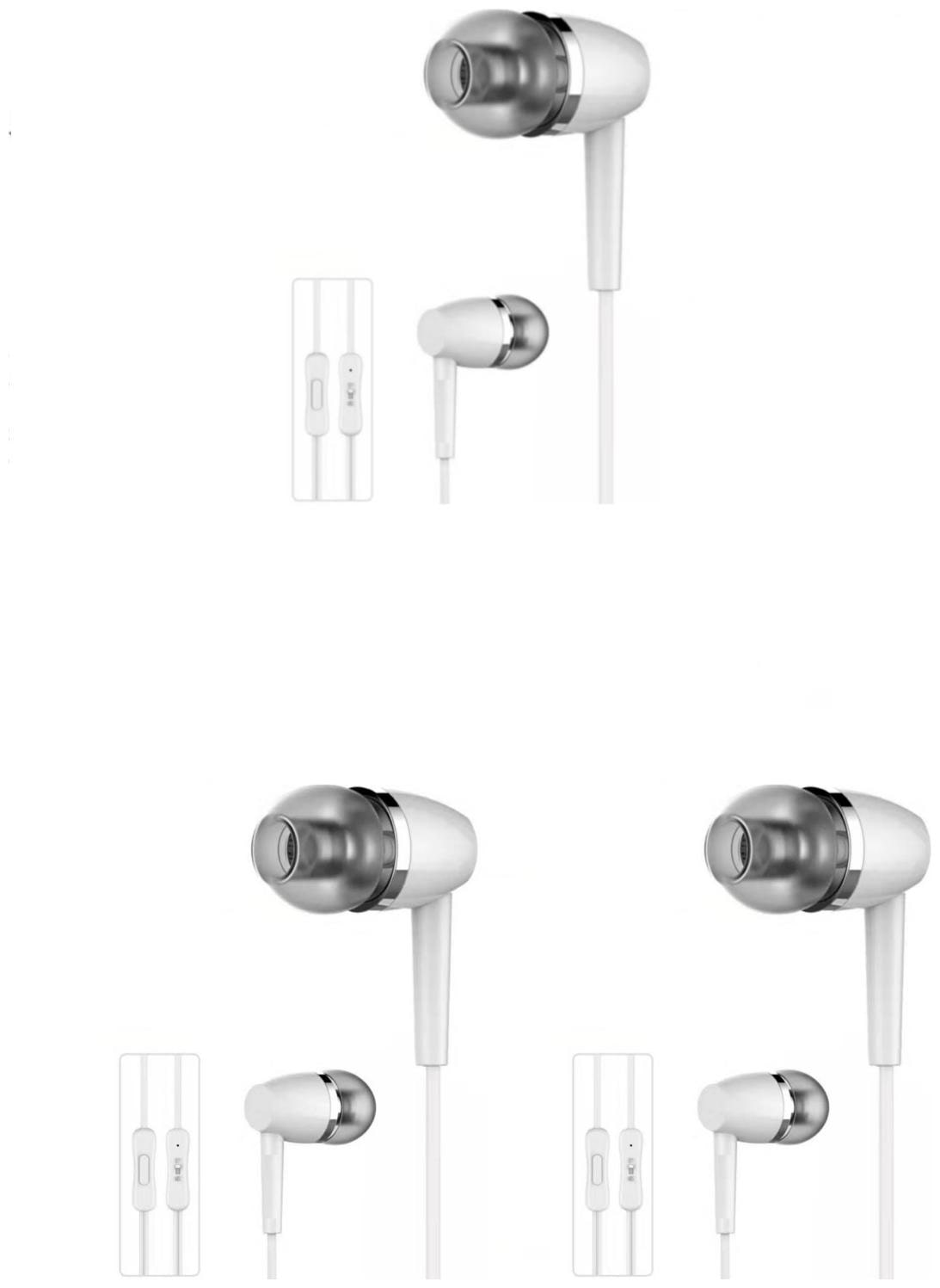 

PUNIX In-Ear Wired Headphone ( White )
