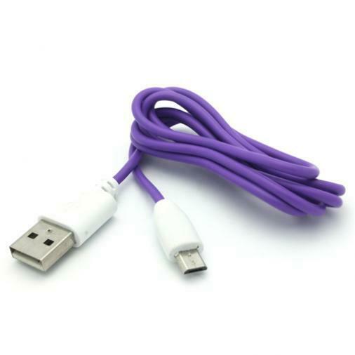 

PURPLE 3FT USB CABLE RAPID CHARGE POWER WIRE SYNC CORD M8E for SMARTPHONES