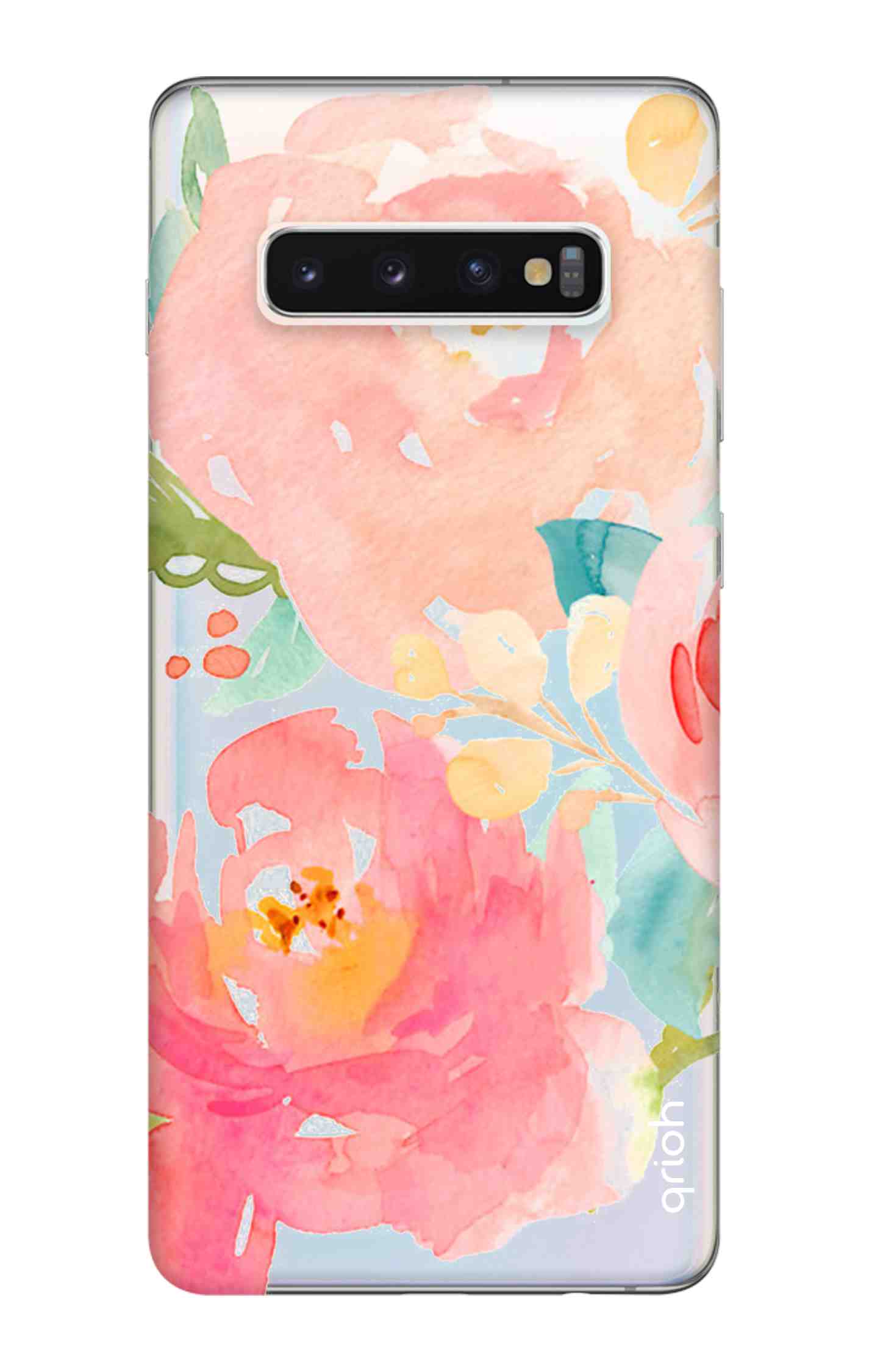 

Qrioh Silicone Back Cover For Samsung Galaxy S10 Plus ( Multi )