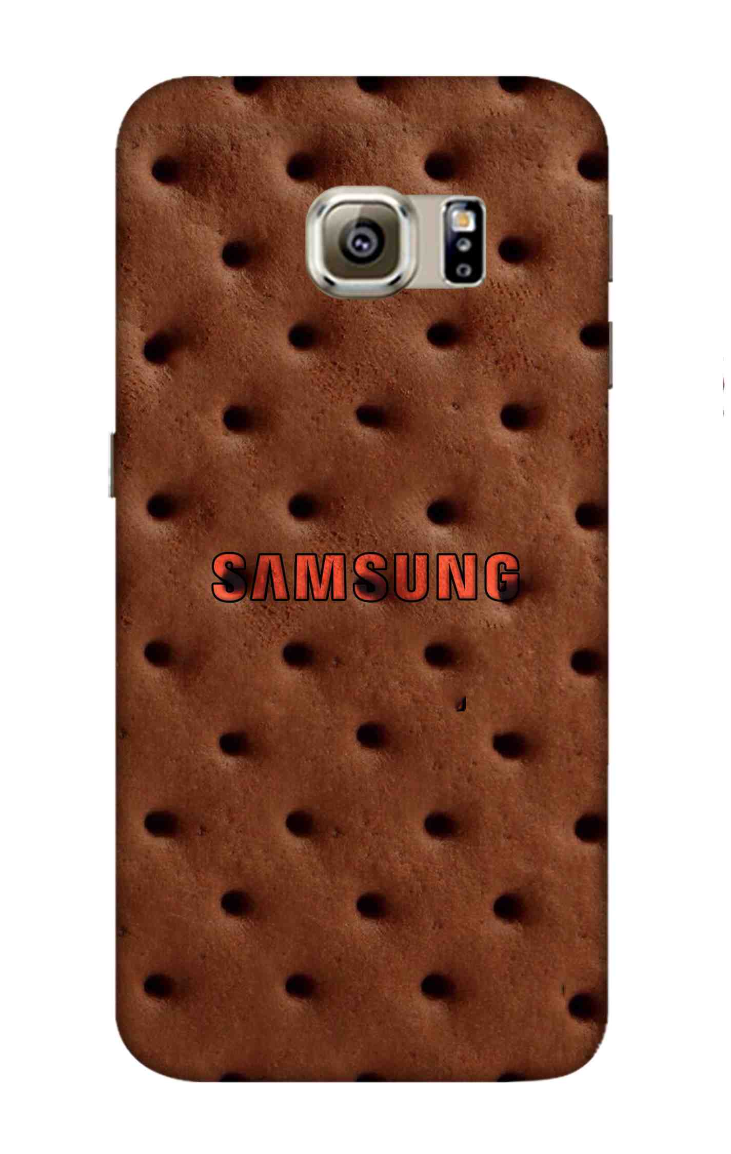 Qrioh Plastic Back Cover For Samsung Galaxy S6 Edge Brown by Qrioh Retail