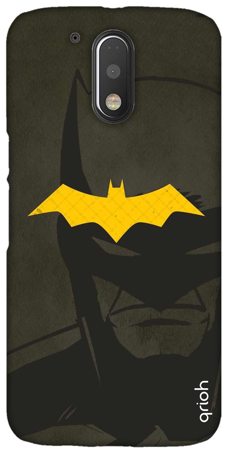 Qrioh Printed Designer Motorola Moto G4 Play Back Cover Case Batman Mystery Case by Qrioh Retail