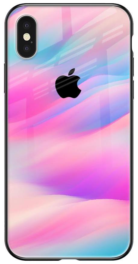 

Qrioh Silicone Back Cover For Apple iPhone XS max ( Multi )