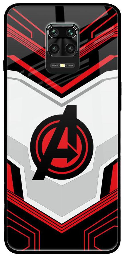 

Qrioh Printed Tempered Glass Back Case Cover Compatible With Redmi Note 9 Pro Max Guardians Of The Earth Real Glass Case Multi