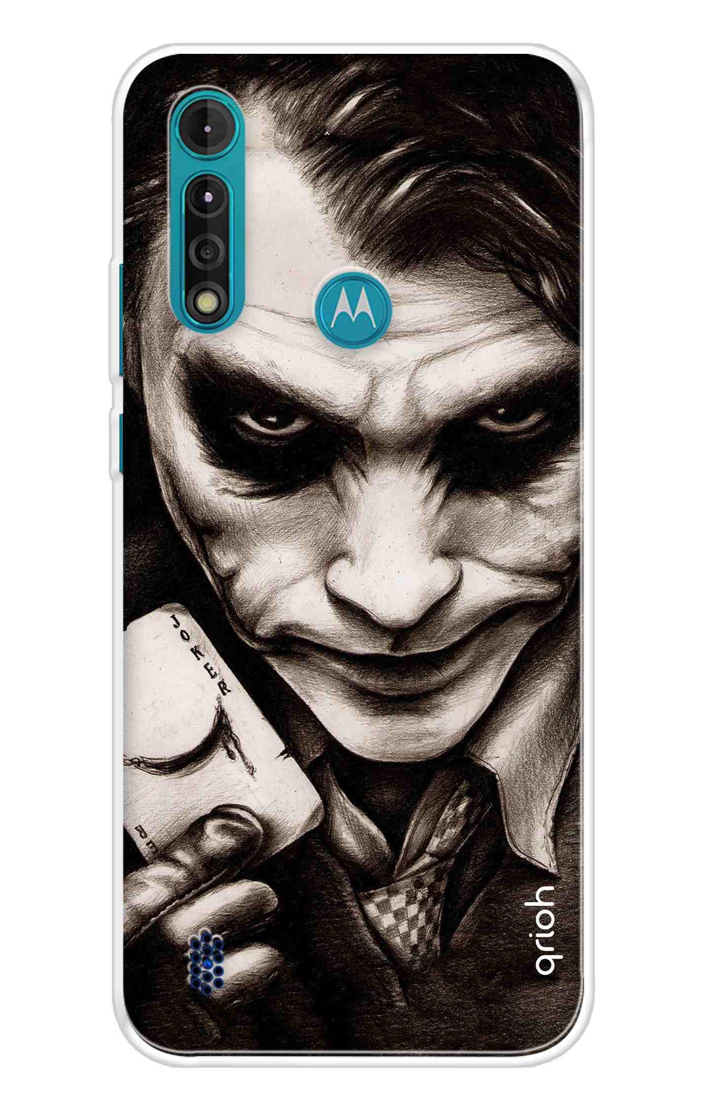 

Qrioh Printed Motorola G8 Power Lite Soft Silicon Back Cover Compatible with Motorola G8 Power Lite -Batman Clown case-591MT-G2SBMP6 Multi