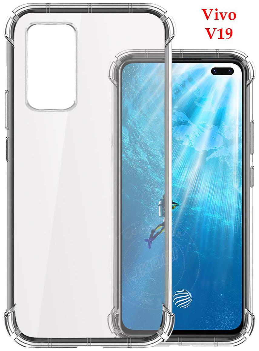 

Rakulo Back Cover For Vivo V19 Transparent