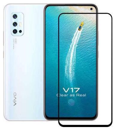 

Ravbelli Edge to Edge Full Screen Coverage Tempered Glass Screen Guard for Vivo V17 V19 V17PRO with Easy Installation Kit (Pack of 1)