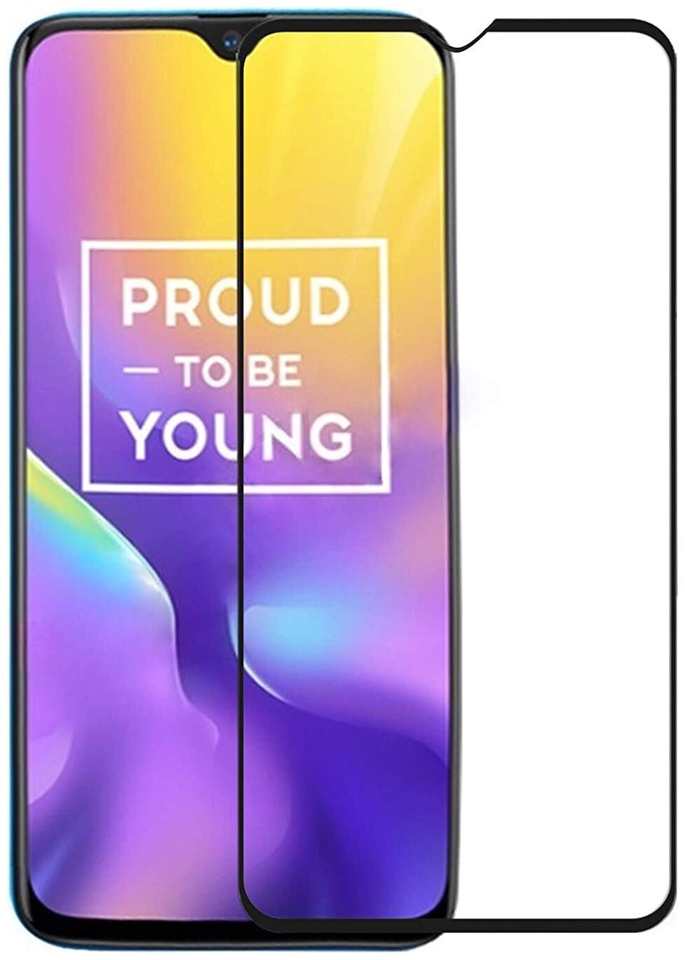

Ravbelli Edge To Edge Tempered Glass for Oppo F9 Pro Black