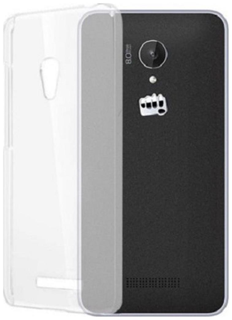 RDcase Back Cover For Micromax Canvas Spark Q380 Transparent