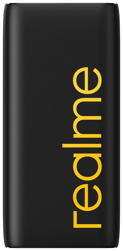 

realme 20000 mAh Portable Fast Charging Power Bank - Black