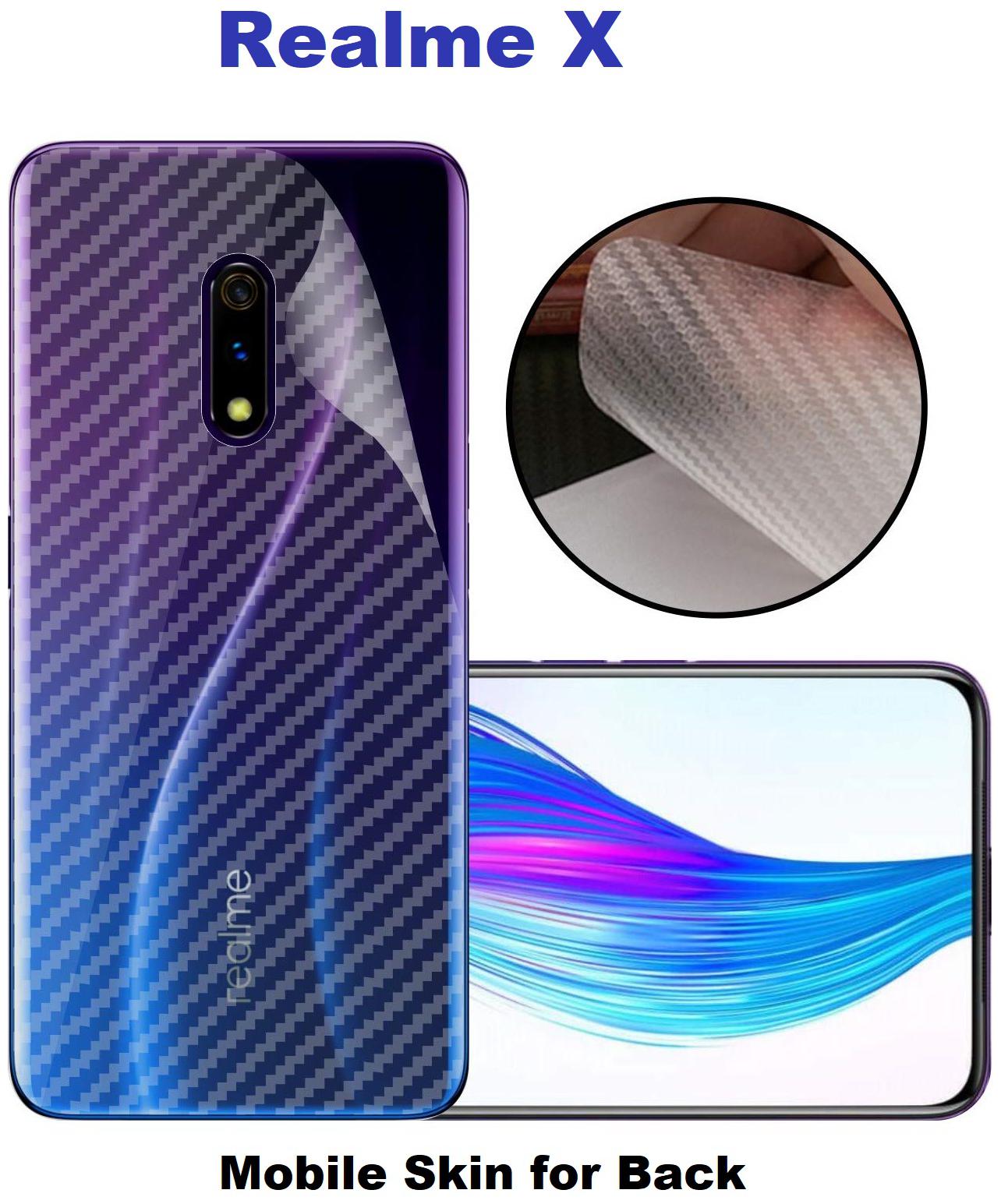 

Realme X Transparent Mobile Skin for Back