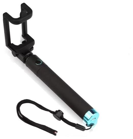 

Rebhim AUX Wire Selfie Stick For All Smartphones (Black)