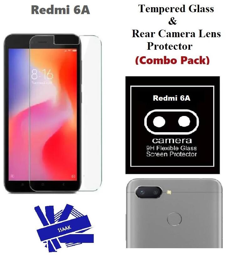 

Redmi 6A Tempered Glass Rear Camera Lens Protector (Combo Pack)