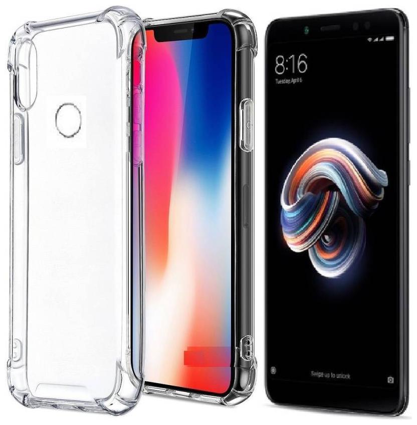 BIG CAT TPU Back Cover For Redmi Note 5 Pro Mi Redmi Note 5 Pro Transparent by Big Cat