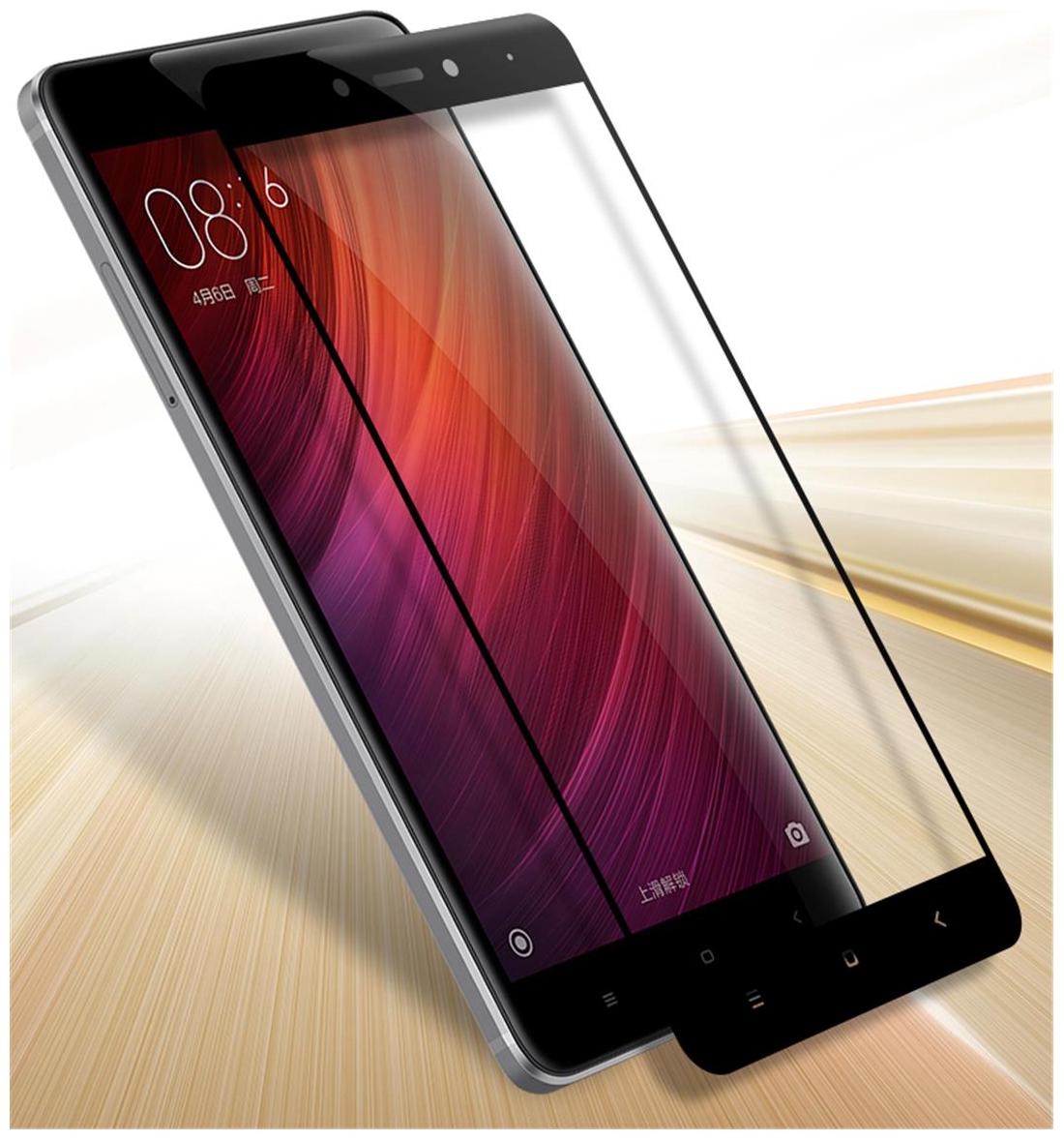 

Redmi note4 Full tempered glass edge to edge cover (Black)