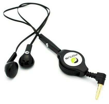 

Retractable Headset Handsfree Mic Dual Earbuds Earphones for Smartphones