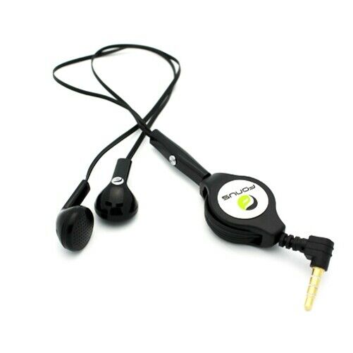 

Retractable Headset Handsfree Mic Dual Earbuds Earphones for Smartphones