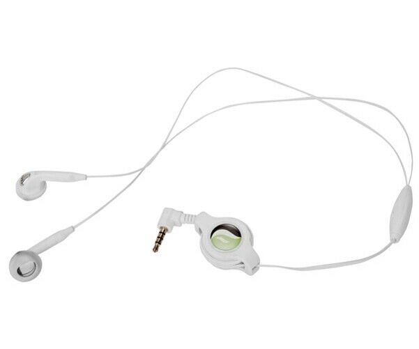 

Retractable Headset Handsfree Mic Dual Earbuds Earphones for Smartphones
