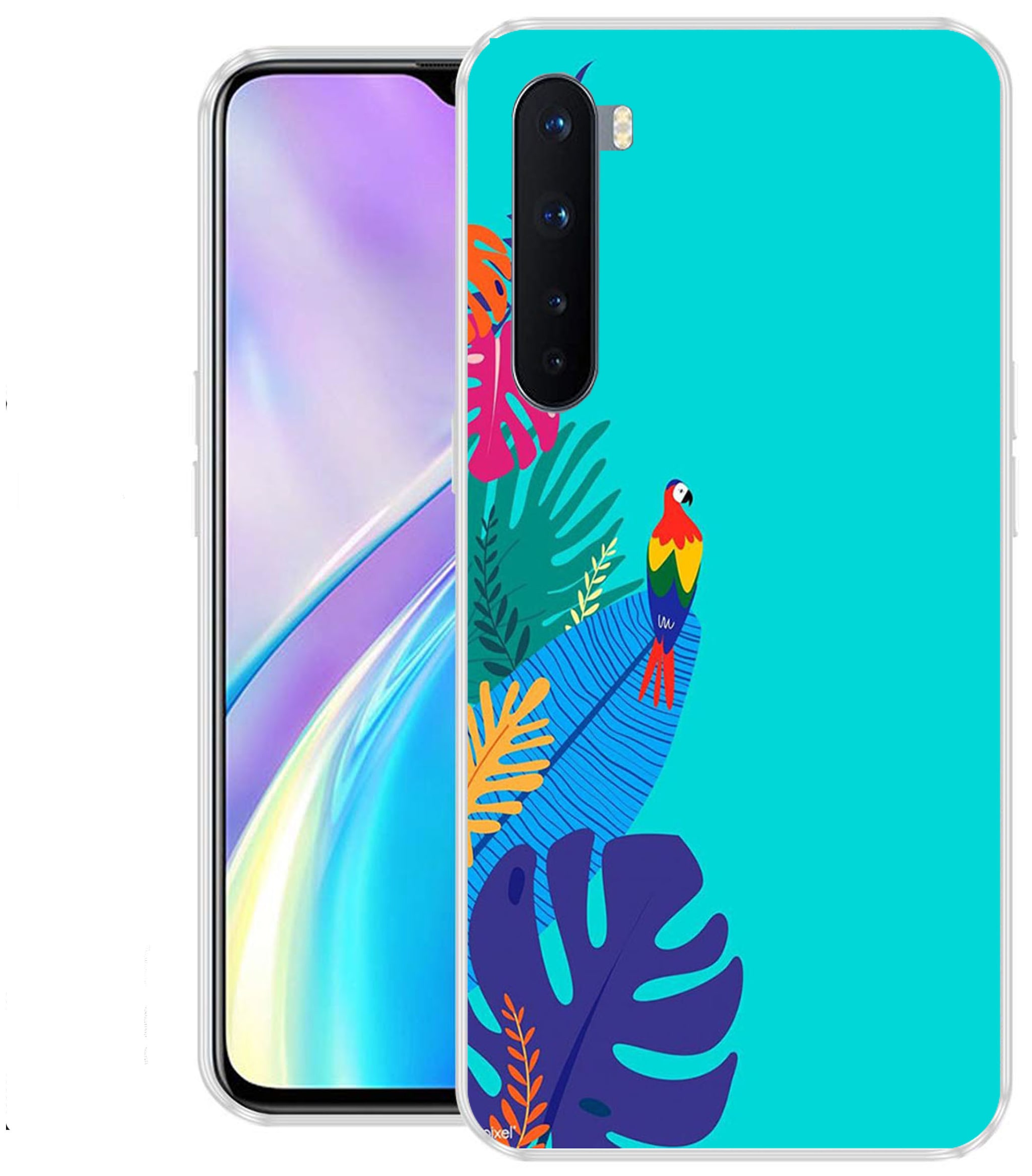 

RGN Silicone Back Cover For OnePlus Nord ( Multi )