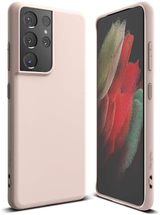Buy Samsung Galaxy S21 Ultra Polycarbonate Back Cover By Ringke Pink Online At Low Prices In India Paytmmall Com