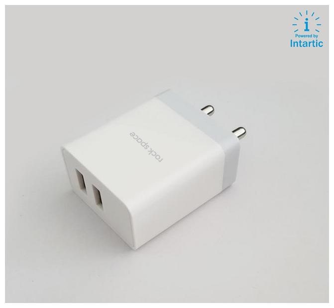 

Rock Space T9 Dual Port Travel Charger With 3 4A Output