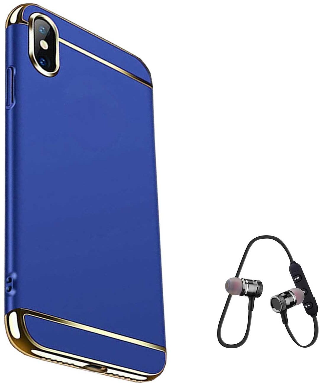 

RRTBZ Plastic Back Cover For Samsung Galaxy A70 ( Blue )