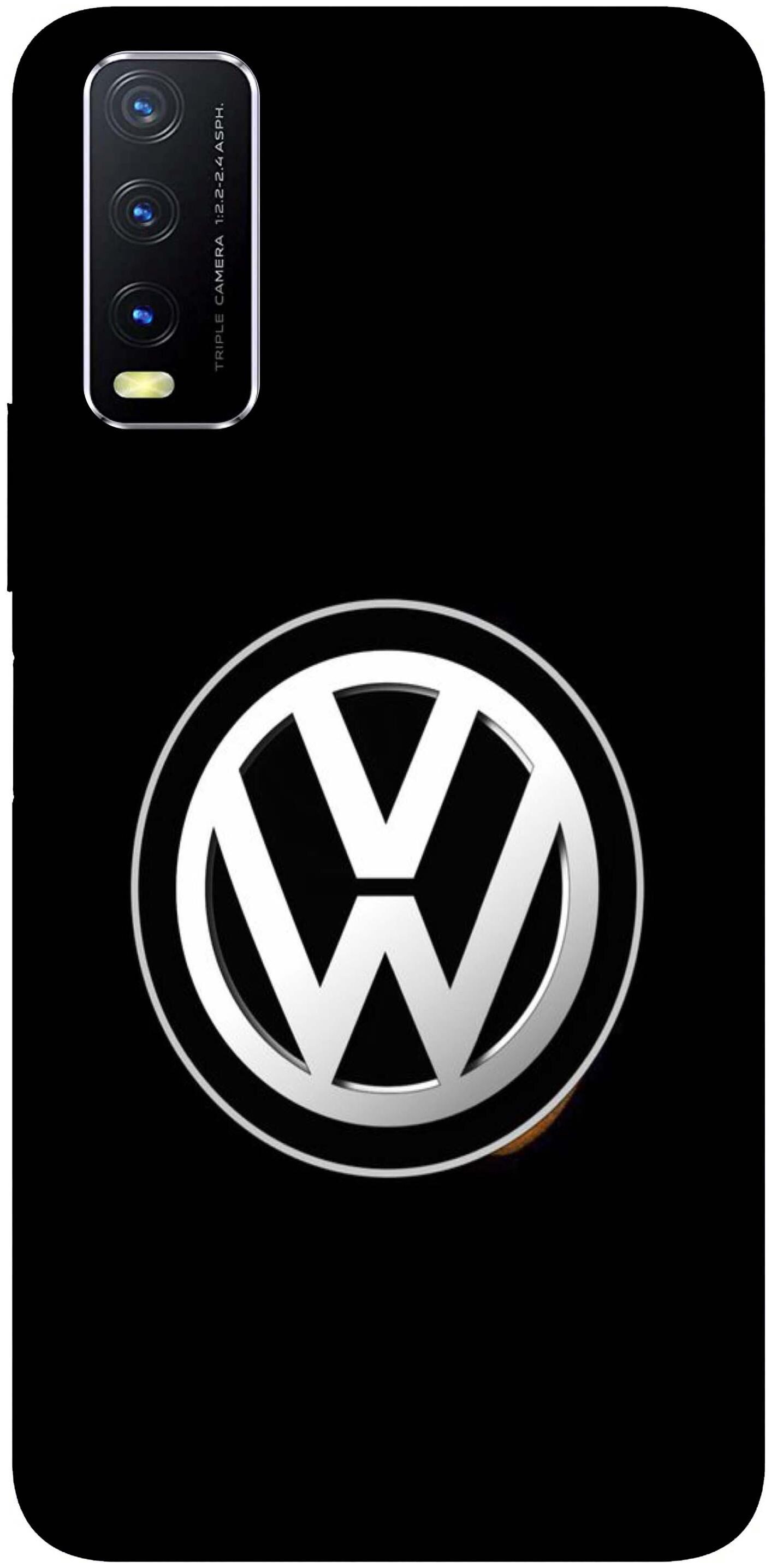 

Rrvs Printed Silicone Soft Back Cover For Vivo Y20 Multi