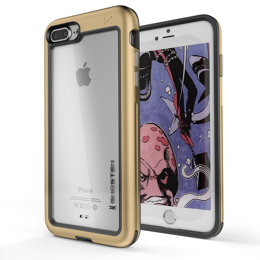 

Rugged iPhone 7 Plus iPhone 8 Plus Case with Slim Tough Heavy Duty Metal Bumper