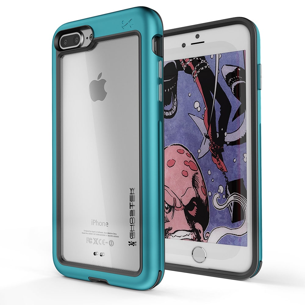 

Rugged iPhone 7 Plus iPhone 8 Plus Case with Slim Tough Heavy Duty Metal Bumper