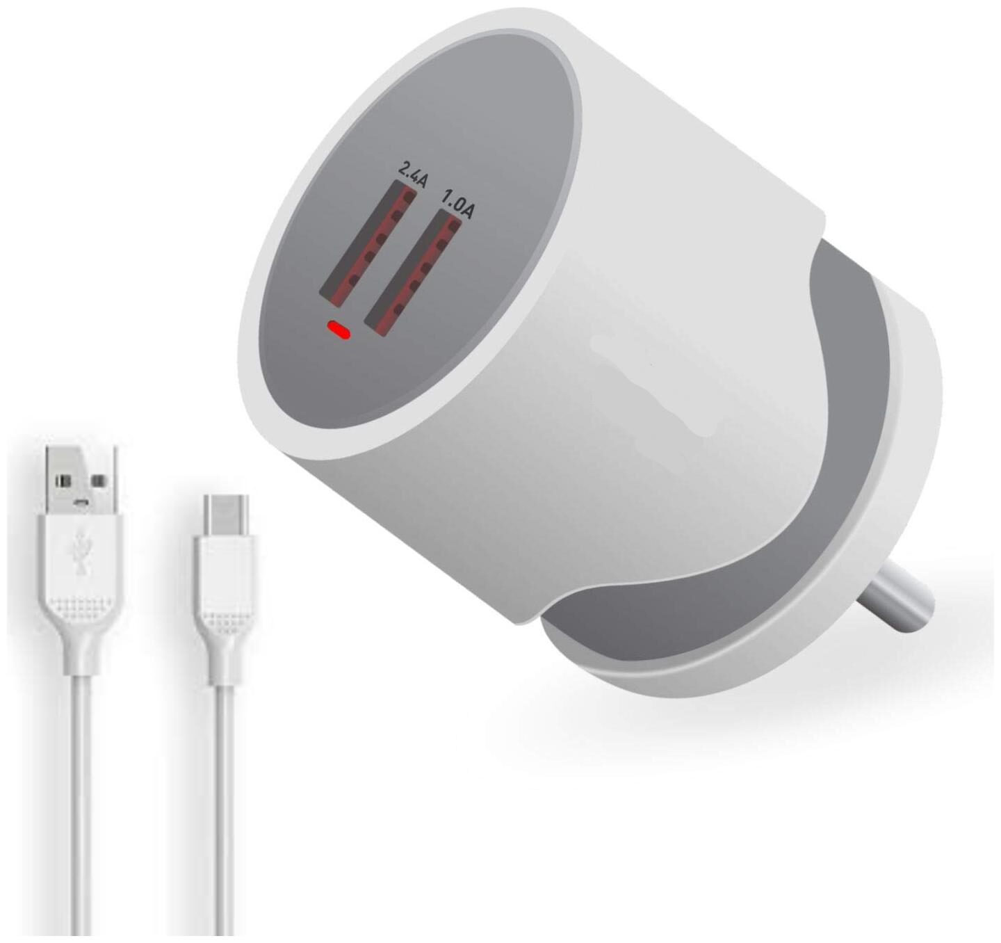 

S4 Auto ID LED 3 1 A Fast Charging Multi Pin Charger - 2 USB Ports