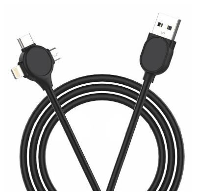 

S4 Data Charging 3 in 1 (Lightning Micro USB Type-C) Cable ( 1 1 m Black )