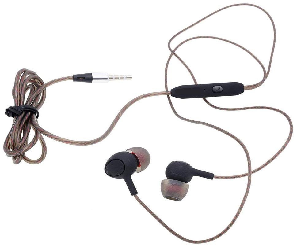 

S4 Dynamic Crystal Clear Sound Earphones In-Ear Wired Headphone ( Brown )