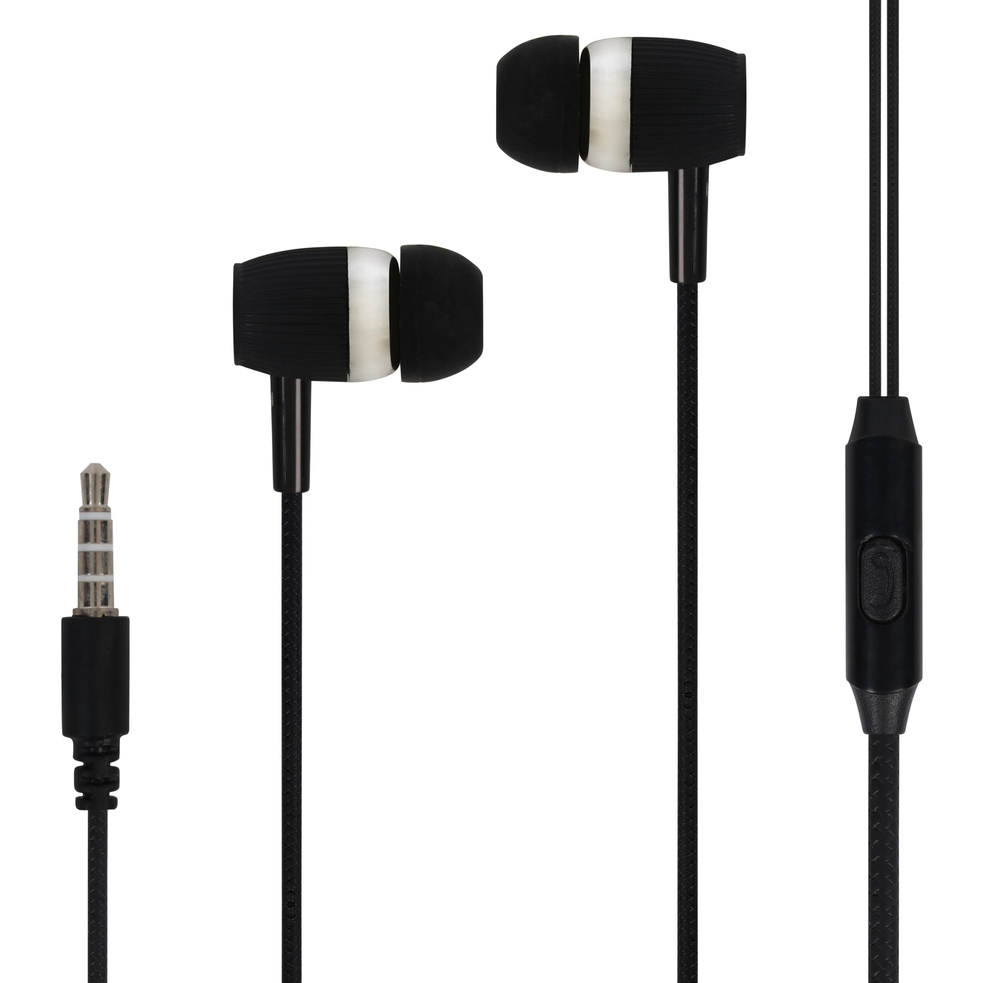 

Sami H12 In-Ear Wired Headphone ( Black White )