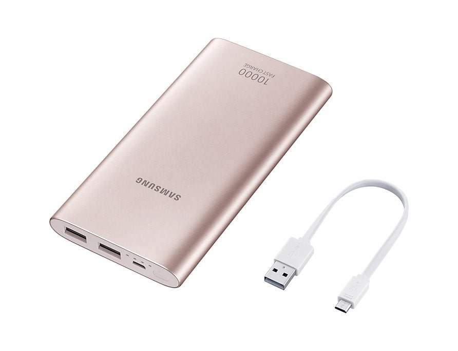 

Samsung 10000 mAh Portable Power Bank - Pink
